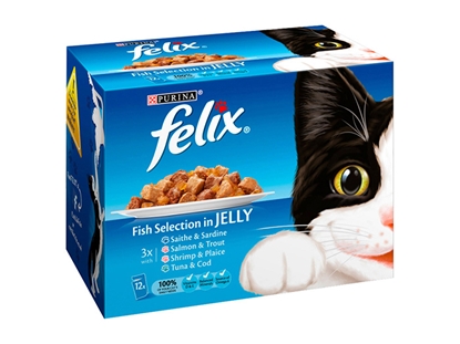Picture of Felix Fish Selection in Jelly Pack of 12